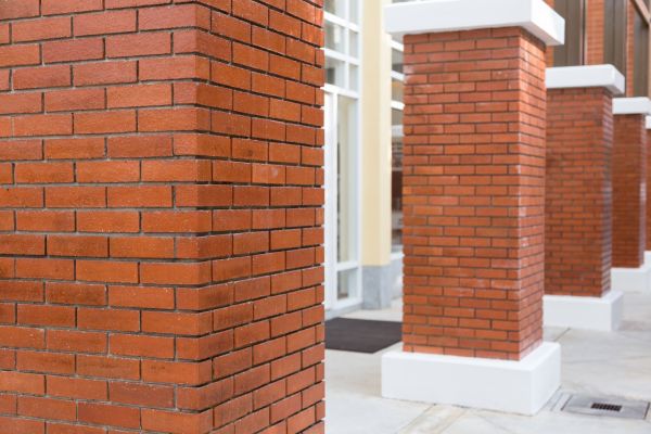 Brick Column Installation in Mechanicsville