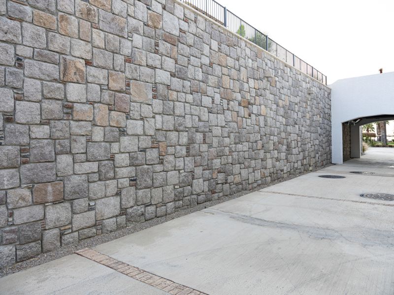 Completed Masonry Wall